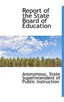 Report of the State Board of Education