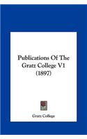Publications of the Gratz College V1 (1897)