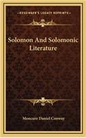 Solomon and Solomonic Literature