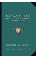 Finding Your Job