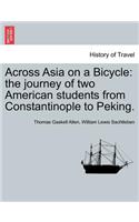 Across Asia on a Bicycle