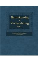 Naturkundige Verhandelingen...