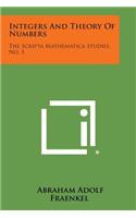 Integers And Theory Of Numbers