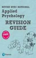 Pearson REVISE BTEC National Applied Psychology Revision Guide inc online edition - for 2025 exams