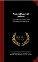 Ancient Laws of Ireland: Uraicect Becc and Certain Other Selected Brehon Law Tracts