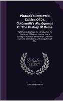 Pinnock's Improved Edition Of Dr. Goldsmith's Abridgment Of The History Of Rome: (English)