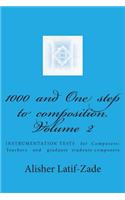 1000 and One step to composition.Volume II