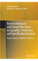 Recent Advances and Future Directions in Causality, Prediction, and Specification Analysis