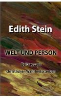 Welt und Person