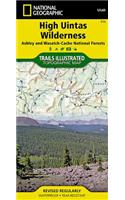 High Uintas Wilderness Map [Ashley and Wasatch-Cache National Forests]