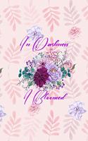 In Darkness I Bloomed: All Purpose 6x9" Blank Lined Notebook Journal Way Better Than A Card Trendy Unique Gift Flowered Bloom