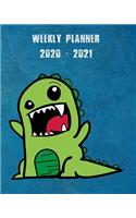 2020-2021 Weekly Planner: 2 Year Weekly & Monthly View Organizer & Agenda with To-Do's - Comic Design