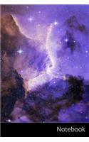 Notebook: Celestial Notebook / Journal / Diary / Composition Book / Planner / Log Book / Notes - 6 x 9 inches (15,24 x 22,86 cm), 110 wide ruled pages with da