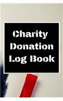 Charity Donation Log Book
