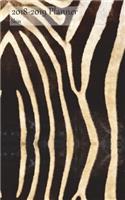 2018-2019 Planner Skin: Small Academic 2018-19 Agenda With Yearly and Monthly Pages and Zebra Cover