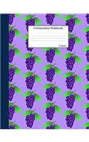 Grapes Composition Notebook