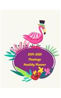 2019-2020 Flamingo Monthly Planner
