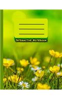 Interactive Notebook: Inb Template Composition Book: Table of Contents, Numbered Pages, Sketch Paper (Left Output), Wide Ruled (Right Input) and Glossary 8.5 X 11 Softcov(69 Interactive)
