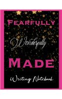 Fearfully Wonderfully Made Writing Notebook