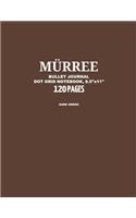 Murree Bullet Journal, Dark Green, Dot Grid Notebook, 8.5