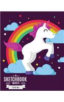 Sketchbook: Unicorn: Book: 120 Pages of 8.5" x 10" Blank Paper for Drawing, Doodling or Sketching (Sketchbooks)