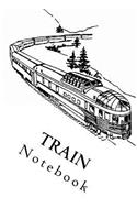 Train Notebook: 6" X 9"