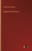 Speeches of Pope Pius IX