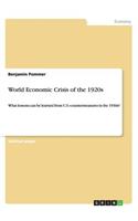 World Economic Crisis of the 1920s