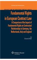 Fundamental Rights in European Contract Law