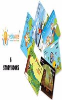 Short Story books with exercises for kids aged 6-7 years ( Marathi Hexa Combo )