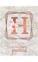 Low Vision Paper Journal