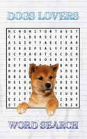 Dogs Lover Word Search Notebook