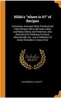 Hilda's where is it? of Recipes