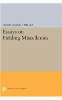 Essays on Fielding Miscellanies