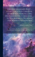 Johann Leonhard Rost ... Atlas Portatilis Coelestis Oder Kurze Vorstellung Des Ganzen Welt-gebäudes In Den Anfangs-gründen Der Wahren Astronomie