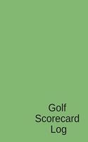 Golf Scorecard Log Book