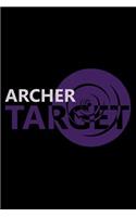 Archer Target: Archery Journal and Archer Log Book for any fan of sport archery who would like to note their awards, records & achievements . DIY Archery Score Boo