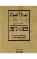 2019-2023 Five Year Monthly Calendar Planner: Five Years January 2019 to December 2023 Monthly Calendar Planner for Academic Agenda Schedule Organizer (5 Yours Monthly Calendar Planner)