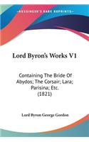 Lord Byron's Works V1