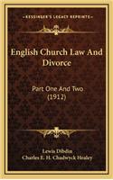 English Church Law and Divorce