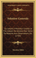 Solution Generale