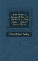 Ecce Homo: A Survey of the Life and Work of Jesus Christ - Primary Source Edition
