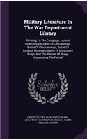 Military Literature In The War Department Library