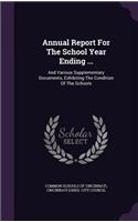 Annual Report for the School Year Ending ...