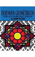 Desenhos Geométricos Livro de Colorir Para Adultos
