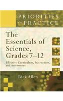 The Essentials of Science, Grades 7-12: Effective Curriculum, Instruction, and Assessment(Priorities in Practice)