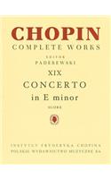 Piano Concerto in E Minor Op. 11