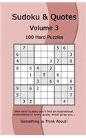 Sudoku & Quotes Volume 3