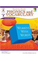 Month-By-Month Phonics and Vocabulary, Grade 4