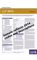 CPT 2015 Express Reference Coding Card: Pediatrics